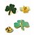 cheap Accessories-Women's St. Patrick's Day Shamrock Brooch Pin Set, Alloy Material w, 4-Piece Clover Pin Set, Elegant &amp; Festive Irish Style for Hats, Jackets, Bags, Parades, Parties &amp; Holiday Celebrations