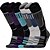 voordelige Sport &amp; Outdoor Accessoires-1 paar Voor heren merino wollen sokken Wandelsokken Hardloopsokken Sportsokken Thermisch Warm Anti-blaar Dik Zweetafvoerend Winter Buiten Over de kuit Lapwerk Katoen Zwart Marine Blauw Paars voor