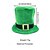 billige tilbehør-Herresæt med leprechaunhat og kunstskæg til St. Patricks Day, grøn irsk høj hat med aftageligt kunstskæg, blødt polyestermateriale, flerfarvede muligheder til parade-, fest- og festivaltøj