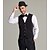 cheap Men's 1920s Costumes-The Great Gatsby Gentleman Gangster Retro Vintage Roaring 20s 1920s Outfits Vest Panama Hat Accesories Set Men's Costume Vintage Cosplay Prom Festival Cravat Christmas