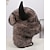 billige Tilbehør-Men's Varm Faux Ull Hornet Mardi Gras Hatt | Multicolor Dyr/Demon Stils Bomber Caps | Perfekt Karneval Maskerade  Kostyme Fester