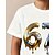 billige Drengens 3D sjove humor-Bomuld Børn Drenge Sort Hvid Grafisk Sjov slang 67 T-shirt Bluse Rund hals Kortærmet udendørs Hverdag Mode Gade Designer Sommer