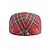 billige Tilbehør-Rutete sixpack-caps for menn til St. Patricks dag, blandet med bomull og polyester, flere fargealternativer, avslappet og vintage avishatt for parader, fester, festivaler og høytidsfeiringer