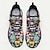 preiswerte Männer Schuhe-Herren Mardi Gras Bunte Totenkopf Sneaker – Künstlerisches Totenkopf-Design mit lebendigen Farben Ideal für Karneval Tanzpartys und festliche Feiern