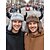 billige Tilbehør-Men's Varm Faux Ull Hornet Mardi Gras Hatt | Multicolor Dyr/Demon Stils Bomber Caps | Perfekt Karneval Maskerade  Kostyme Fester