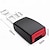 cheap Seat Belt Accessories-Car Safety Belt Clip Alarm Stoppers for Car Seats Belt Buckles Adjustable Seat Belt Extender Cover Auto Car Seat Belt Plugs Car Seat Belts Silencers Accessories For Most Vehicles