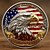 billige 250-års jubilæum for USA-USA's Mindesmynt Metal U.S 250 Års Frihed – Amerikansk Ørn Udfordringsmynt 250-års Jubilæum Samlermynt Patriotisk Militær Souvenir Gave Semiquincentennial