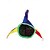 preiswerte Zubehör-Herren Polyester Spaßvogel Mardi Gras Hut und Clownnose-Set – perfekt für Karneval und Maskenpartys