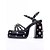 abordables Sandales à Plateforme-Sandales compensées à talons compensés pour femmes, ornées de strass &amp;Chaussures glamour métallisées à boucle perle pour femmes, parfaites pour les soirées et les fêtes de carnaval.