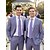 preiswerte Hochzeit ACC-Krawatte aus Polyester für Herren, kleines Karomuster, verschiedene Farben, verstellbare Länge, geeignet für Hochzeiten, Business und Pendeln