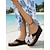 cheap Women-Women's Polka Dot Bow Flip-Flops, Lightweight Thong Sandals with Cute Oversized Bow, Casual Non-Slip Summer Footwear for Beach Vacations