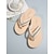 abordables Mujeres-Chanclas de mujer con brillantes diamantes de imitación: elegantes sandalias beige con tiras y ribete de cristal, cómodas sandalias de plataforma para la playa, ideales para vacaciones de verano o