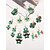 billige tilbehør-Dame St. Patricks Day øreringe i legering, flermønstrede shamrock- og leprechaun-designs, sjove festlige smykker i irsk stil til julefester, parader og festtøj