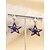 abordables Accessoires-Boucles d'oreilles en alliage américain à drapeau pour femmes - Anniversaire des États-Unis - Plusieurs styles - Parfaites pour les célébrations du Jour d'Indépendance