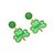 billige tilbehør-Kløverøreringe til kvinder - legeringsmateriale, flere modeller, grøn, St. Patricks dag, hverdagsbrug