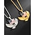 baratos Acessórios-Colar masculino em liga metálica com pingente de águia e bandeira americana, disponível em ouro e prata, ideal para o Dia da Independência e comemorações do 250º aniversário.