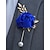 abordables Mariage ACC-Broche rose en polyester pour homme – plusieurs couleurs – accessoire élégant pour mariage et soirée avec détails en perles