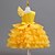 abordables Vestidos de Niña de Flores-Vestido de Niña Florista Chica Vestido formal Atuendo de boda Fiesta Boda Formal Elegante Adorable Princesa Retazos Malla Color sólido Sin Mangas Cuello Barco Amarillo Rosa 4 años +