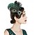 baratos Acessórios e mais-Anos 20 Faixa De Cabelo Estilo Melindrosa O Grande Gatsby Sem Colarinho Fantasia Mulheres Carnaval Baile de Máscaras Festa Mascarilha Adulto 1 Par de Brincos 1 Bracelete Luvas