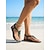 ieftine Femei-Sandale boeme pentru femei, culoare turcoaz - sandale plate elegante, cu barete împletite și accente de bijuterii, pantofi de plajă confortabili de vară pentru vacanțe tropicale &amp;escapade pe insulă