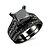 preiswerte Hochzeit ACC-Schwarzes Herrenring-Set aus einer Legierung im Vintage-Gothic-Stil mit quadratisch geschliffenem Edelstein, in verschiedenen Farben erhältlich – ideal für Eheringe, Verlobungsringe, Partys und den Alltag.