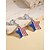 abordables Accessoires-Boucles d'oreilles en alliage américain à drapeau pour femmes - Anniversaire des États-Unis - Plusieurs styles - Parfaites pour les célébrations du Jour d'Indépendance