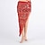 voordelige Buikdanskleding-Samba Dancewear Pailletten Beaded Franje Buikdans Heup Sjaal Prestatie Kostuum