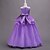 abordables Robes de Fille de Fleurs-Robe de Demoiselle d'Honneur Fille Fille Robe de soirée Tenue de mariage Soirée Mariage Formel Élégant Princesse Doux Dentelle Maille Couleur Unie Sans manches Col Rond Rose Claire Bleu Ciel 4 ans et
