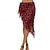 cheap Belly Dancewear-Samba Dancewear Sparkling Sequin Tassel Belly Dance Mini Skirtl Performance Costume