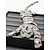 abordables Mariage ACC-Broche tigre pour homme en alliage, disponible en or et argent, ornée de cristaux, accessoire élégant pour mariages et dîners.