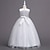 preiswerte Blumenmädchenkleider-Blumenmädchenkleid Mädchen Formelle Kleidung Hochzeitskleidung Party Hochzeit Formell Mode Niedlich Prinzessin Kleid für die Erstkommunion Patchwork Netz Einfarbig Ärmellos Rundhalsausschnitt Blau