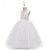 preiswerte Blumenmädchenkleider-Blumenmädchenkleid Mädchen Formelle Kleidung Hochzeitskleidung Party Hochzeit Formell Niedlich Prinzessin Süß Kleid für die Erstkommunion Patchwork Netz Einfarbig Ärmellos Rundhalsausschnitt Hellrosa