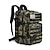 voordelige Buitentassen-Tactische nylon rugzak voor heren met camouflageprint, grote rugzak in militaire stijl, veelkleurige outdoor rugzak voor wandelen, kamperen en reizen met Amerikaanse vlagpatch.