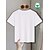 abordables Humor Divertido 3D del Niño-100% Algodón Niños Chico Negro Blanco Rojo Graphic Fútbol Camiseta Blusa Cuello Barco Manga Corta Exterior Uso Diario Moda Ropa de calle Design Estampado Verano Primavera