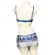 billige Mavedansertøj-Samba Dancewear Dybe Blå Udsmykkede Beaded Paillet Mavedansen Sæt Præstation Kostume