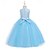 preiswerte Blumenmädchenkleider-Blumenmädchenkleid Mädchen Formelle Kleidung Hochzeitskleidung Party Hochzeit Formell Niedlich Prinzessin Süß Kleid für die Erstkommunion Patchwork Netz Einfarbig Ärmellos Rundhalsausschnitt Hellrosa