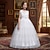 preiswerte Blumenmädchenkleider-Blumenmädchenkleid Mädchen Formelle Kleidung Hochzeitskleidung Party Hochzeit Formell Mode Niedlich Prinzessin Kleid für die Erstkommunion Patchwork Netz Einfarbig Ärmellos Rundhalsausschnitt Blau