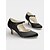 cheap Mother of Bride/Groom-Women's Satin Ivory Wedding Mary Jane Shoes – Elegant Kitten Heels for Bridal Mothers, Perfect for City Weddings
