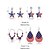 abordables Accessoires-Boucles d'oreilles en alliage américain à drapeau pour femmes - Anniversaire des États-Unis - Plusieurs styles - Parfaites pour les célébrations du Jour d'Indépendance