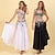 cheap Tops &amp; Sets-Samba Dancewear Glamorous Beaded Chain Sequin Belly Dance Costumel Performance Costume
