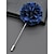 preiswerte Hochzeit ACC-Anstecknadel aus Polyester mit Blumenmuster für Herren, mehrfarbige Stoffblume, eleganter minimalistischer Stil für Trauzeugen, Hochzeiten, formelle Abendessen, Bankette und Abendveranstaltungen
