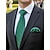 abordables Mariage ACC-Ensemble cravate, pochette et boutons de manchette pour homme, en polyester tissé multicolore, accessoires de cérémonie pour marié, mariage, Saint-Valentin, événements professionnels