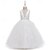 preiswerte Blumenmädchenkleider-Blumenmädchenkleid Mädchen Formelle Kleidung Hochzeitskleidung Party Hochzeit Formell Niedlich Prinzessin Süß Kleid für die Erstkommunion Patchwork Netz Einfarbig Ärmellos Rundhalsausschnitt Hellrosa