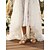 billige Brud-Kvinders elfenbenshvide blondesandaler, flade sandaler, elegante boho brudesko til strandbryllup