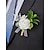 voordelige Huwelijk ACC-Corsage en boutonnière van kunstbloemen voor heren – gemengde materialen – perfect voor bruiloften en feesten