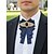 お買い得  結婚 ACC-ブローチ付きの男性用ポリエステル蝶ネクタイ。複数の色があり、結婚式やフォーマルなイベントに最適なエレガントなスタイルです。