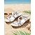 economico Donne-sandali con zeppa metallizzati argento da donna - comode espadrillas con plateau e cinturini per le vacanze estive in spiaggia &amp;abbigliamento da resort all'aperto