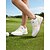 preiswerte Damen Golfschuhe-Klassische weiße/gelbe Damen-Golfschuhe mit Schnürung – rutschfeste, stoßdämpfende Sportschuhe für Golferinnen, Training auf dem Platz, Wochenendspiele, Country-Club-Style und Spaziergänge im Freien.