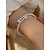 voordelige Huwelijk ACC-Damesarmband van imitatieparels, elegant tweekleurig ontwerp, perfect voor bruiloften, Valentijnsdag en dagelijks gebruik.