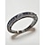 preiswerte Hochzeit ACC-Schwarzes Herrenring-Set aus einer Legierung im Vintage-Gothic-Stil mit quadratisch geschliffenem Edelstein, in verschiedenen Farben erhältlich – ideal für Eheringe, Verlobungsringe, Partys und den Alltag.